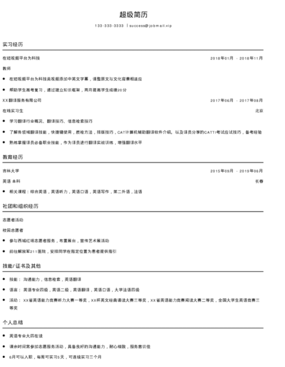 福昕云模板介紹?大學(xué)生職務(wù)的作用, 畢業(yè)生簡歷可以寫什么